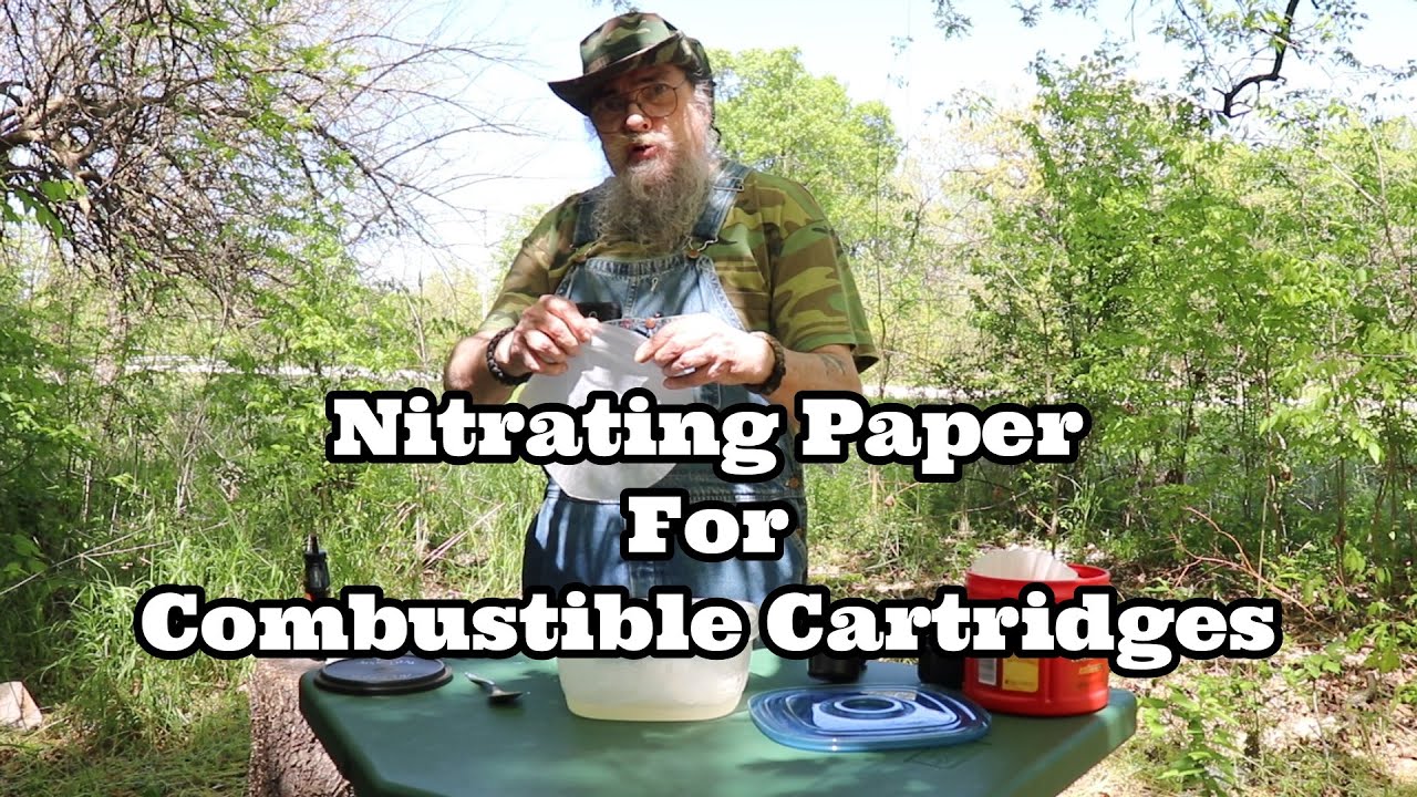 Nitrating Paper for Combustible Cartridges