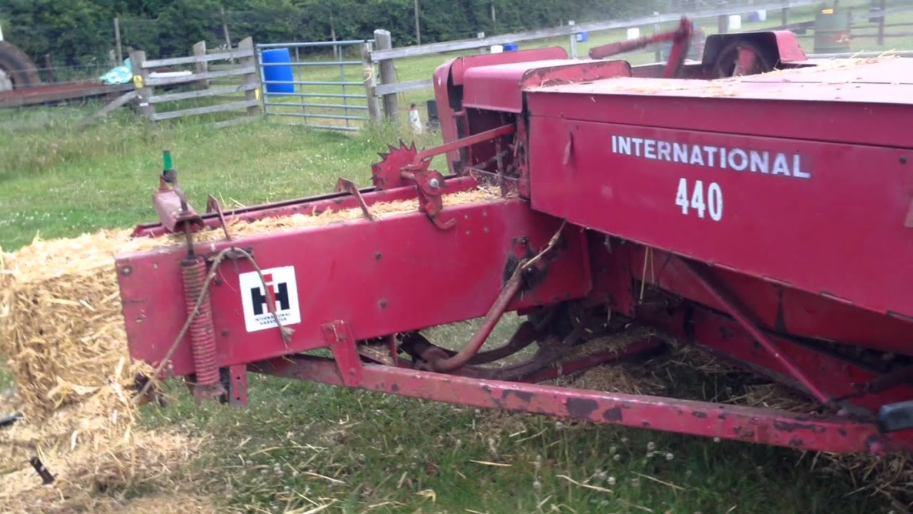 International small conventional baler