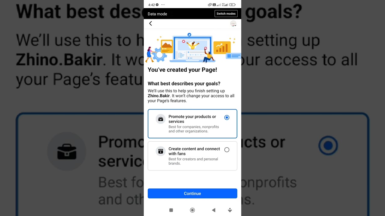 دروست کردنی پەیجی فەیسبووک