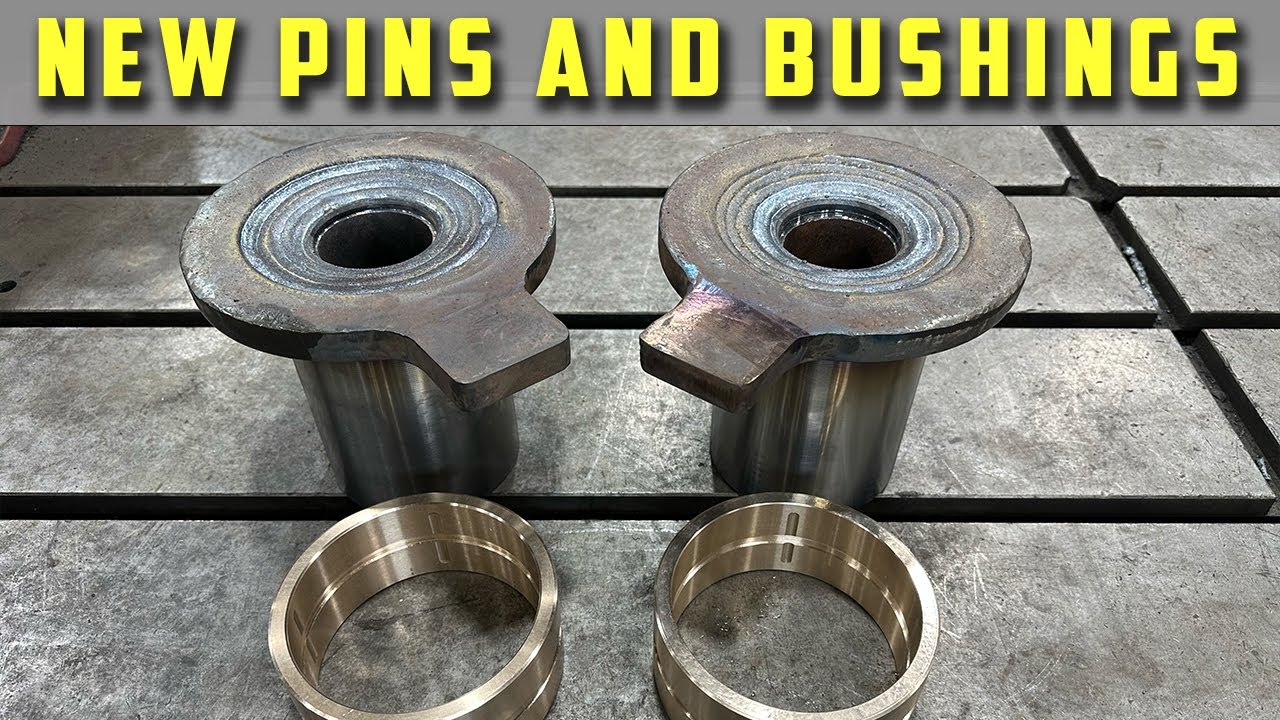 Machining 40 Ton Grapple Pins And Bushings