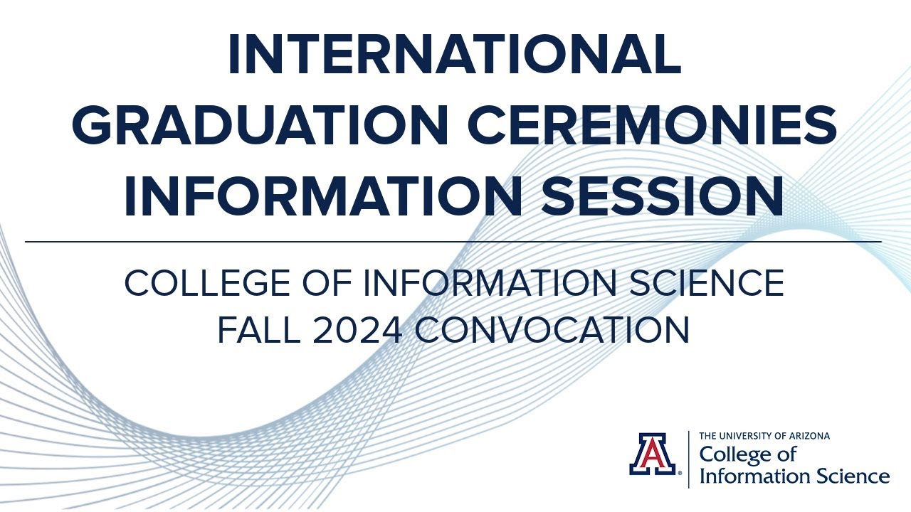 Convocation Information Session for International Students