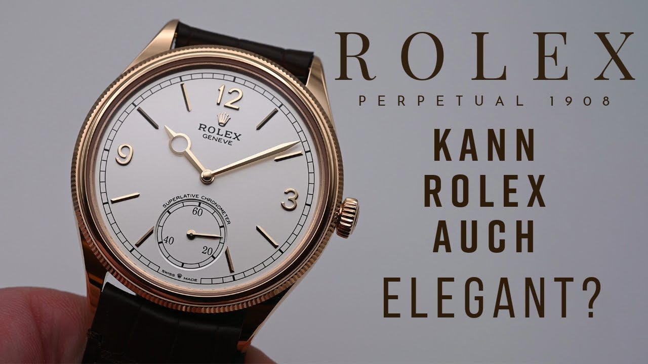 Kann Rolex AUCH elegant? | Rolex Perpetual 1908 | Kaliber 7140