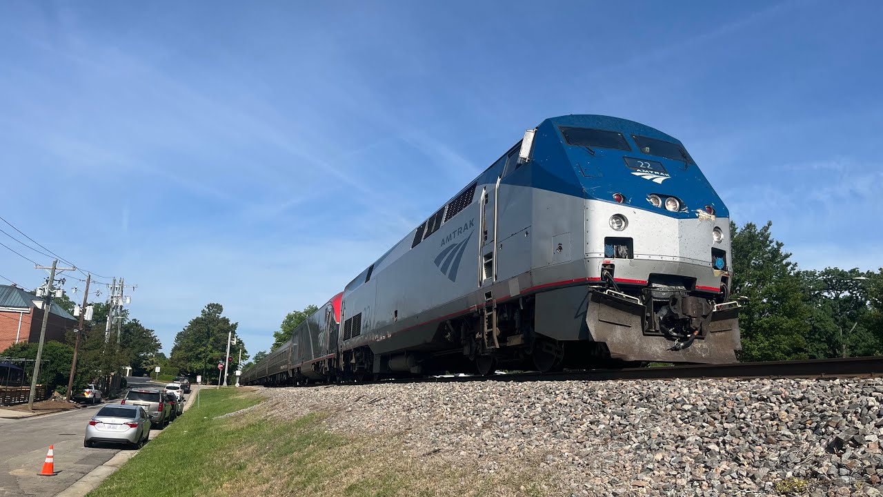 P42DC Locomotive Startup And HEP Activation On Locomotive 22 Leading The Northbound Silver Star