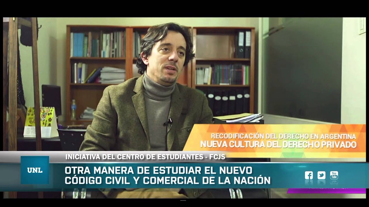 Docentes de FCJS-UNL exponen en v&iacute;deos el nuevo c&oacute;digo civil y comercial