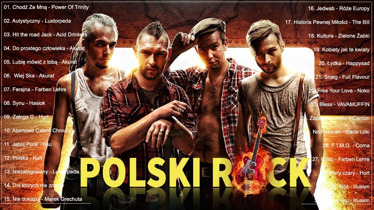 Polski Rock 🔥🎸 Muzyka Rockowa Playlista 🎸🔥 Polski Rock Wszechczas&oacute;w
