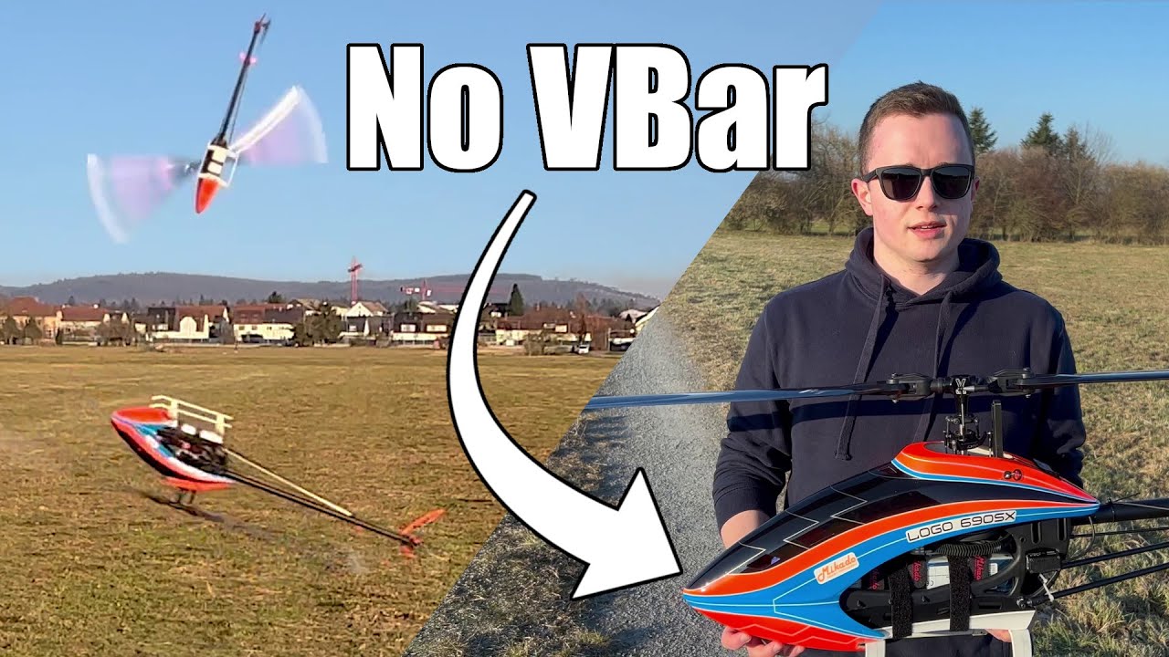 Полёт в 3D БЕЗ стабилизации автомата перекоса?! Эксперимент Nobar с Stickmoves