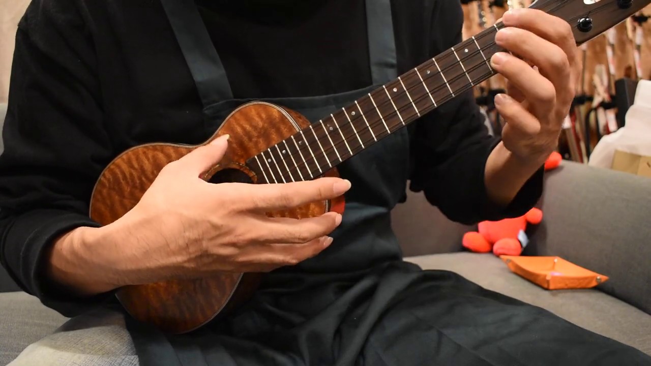 Seilen Ukulele【SLC-147】コンサート　キルテッドサペリマホガニー@UkuleleShopTANTAN