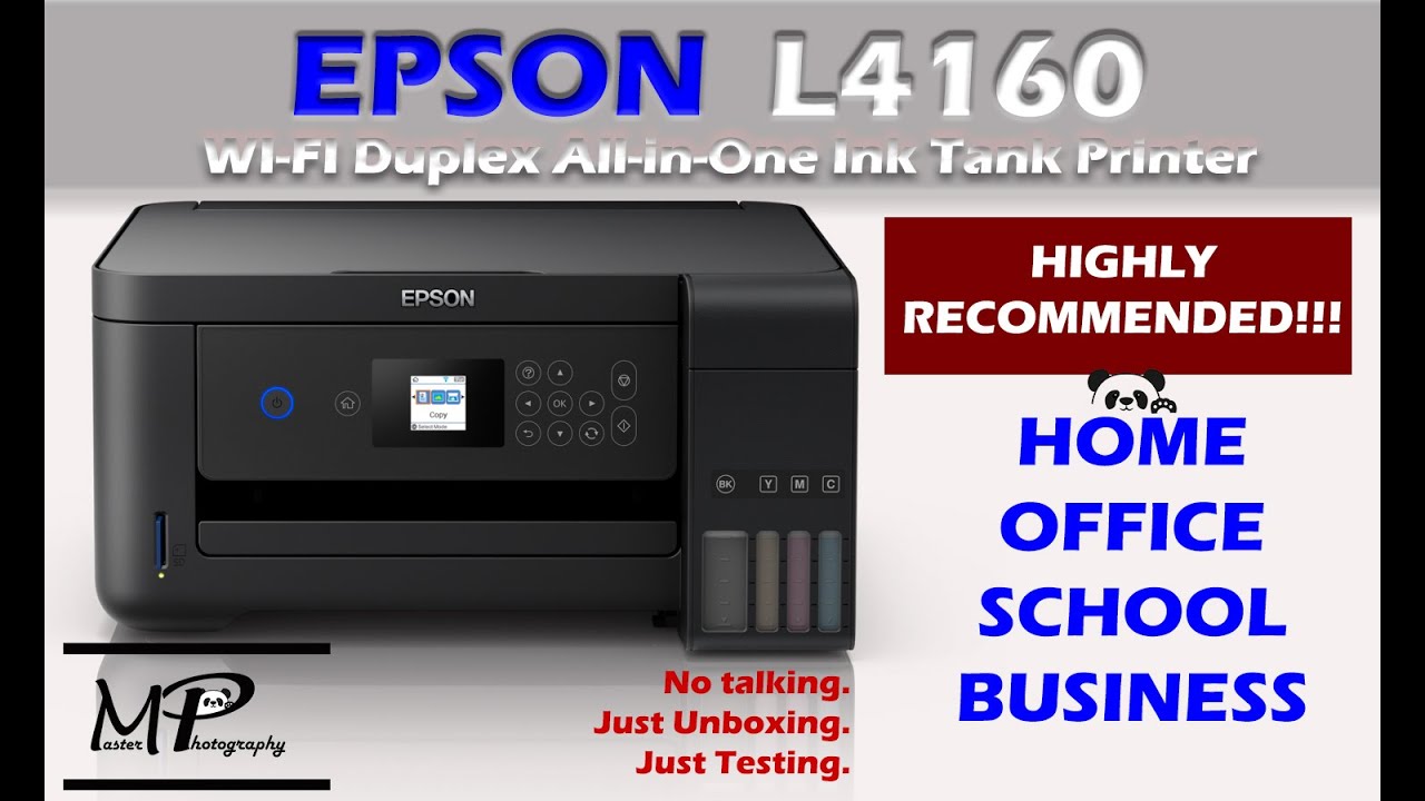 MasterPanda Unboxing01 : Epson L4160 Duplex All In One Ink Tank Printer ENGLISH | PHILIPPINES