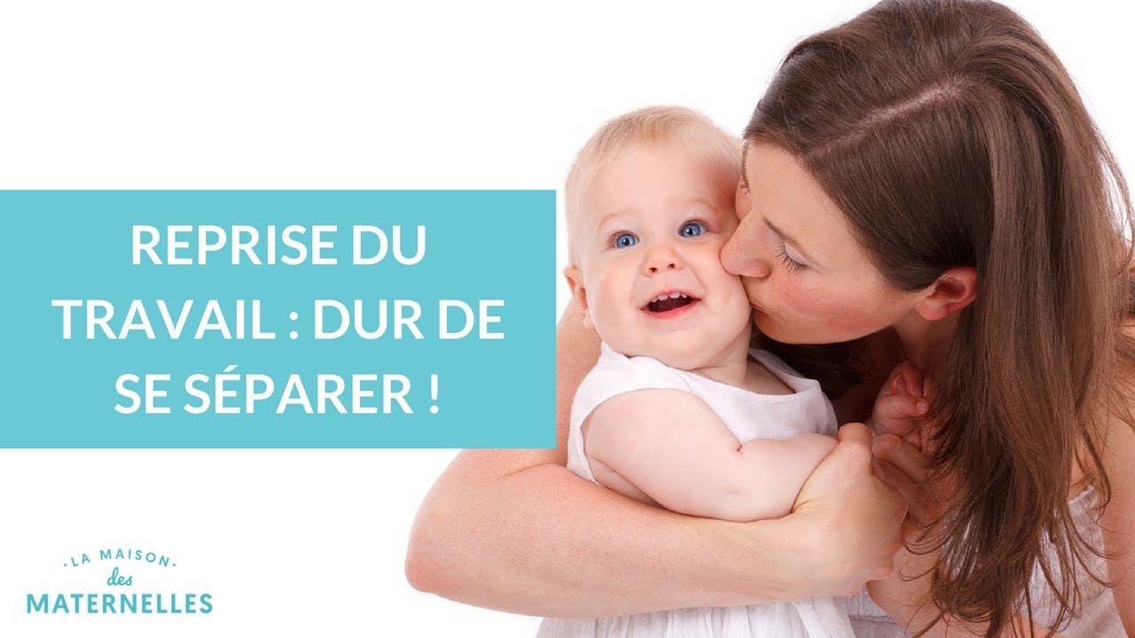 Reprise du travail : dur de se séparer !  - La Maison des Maternelles 