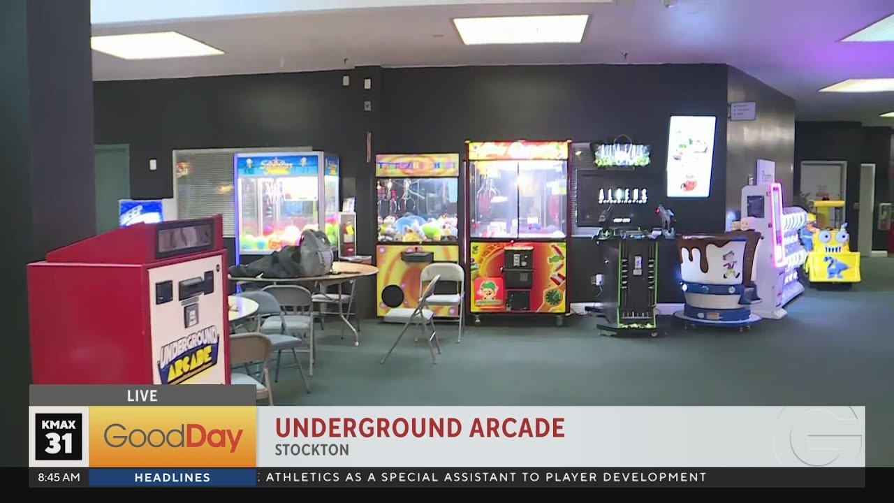Underground Arcade in Stockton provides fun games for at risk youth 8am