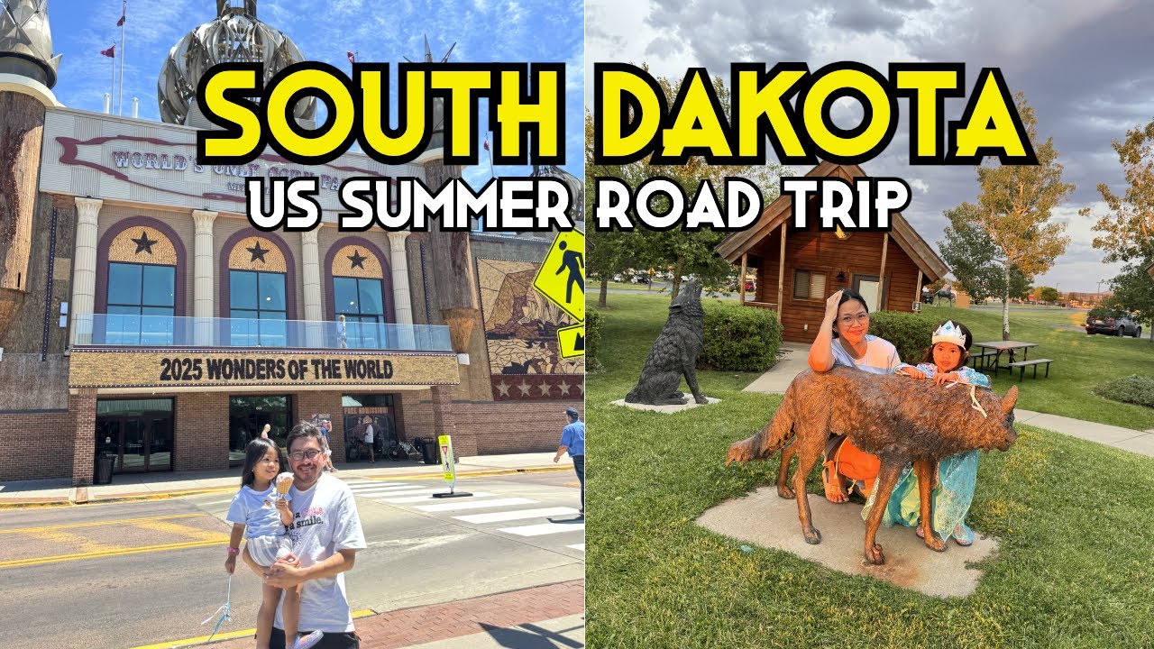 South Dakota Road Trip! Dignity of Earth & Sky, Corn Palace, Elkhorn Ridge Resort + A Midwest Storm!