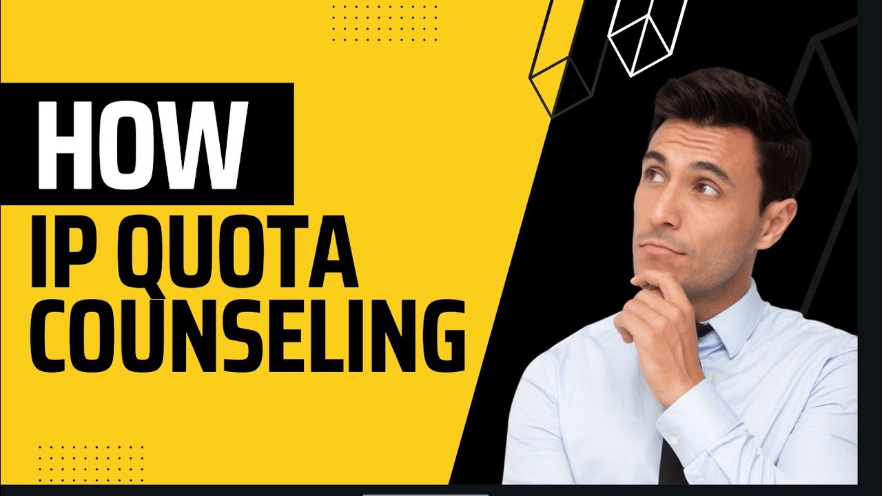 How to Apply for IP Quota Counseling/ Process Part1 @DoctorJayMBBS