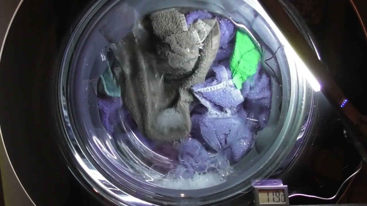 LG AiDD Steam Washer, Cottons cycle with extra water failed (Requested)