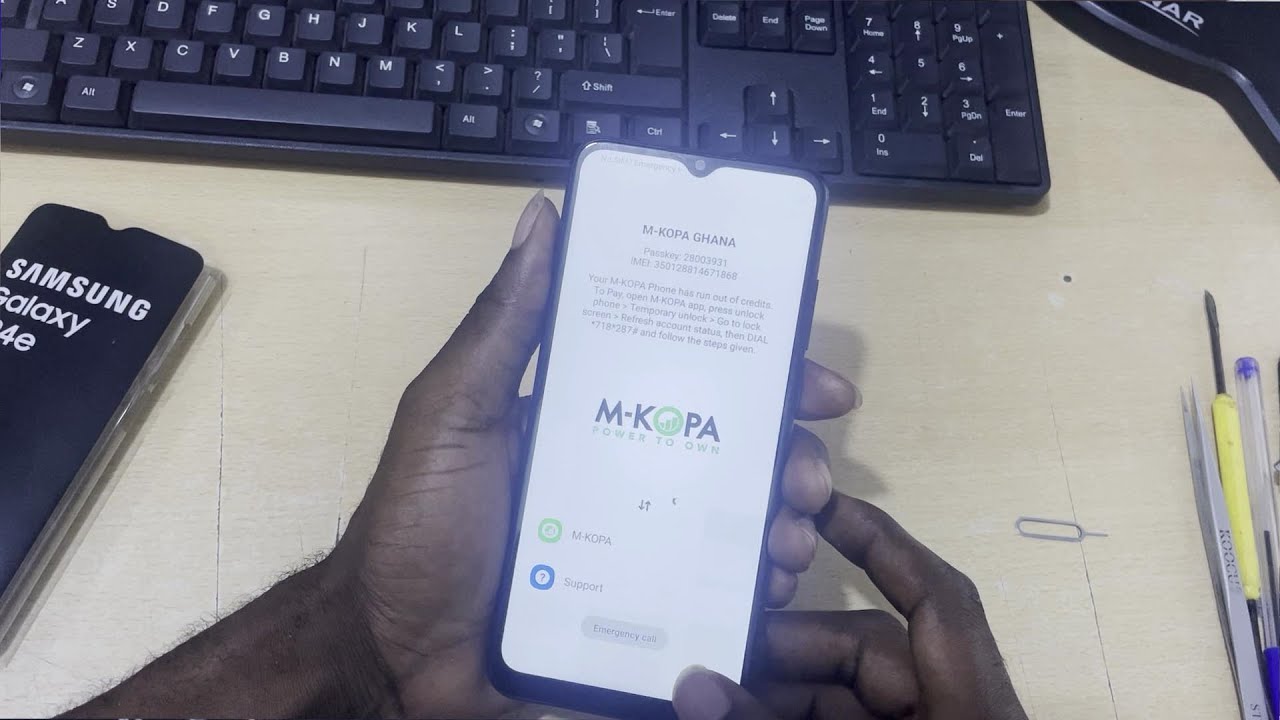 How to unlock MDM on Samsung A04e M-KOPA GHANA lock unlocktool #zebroon