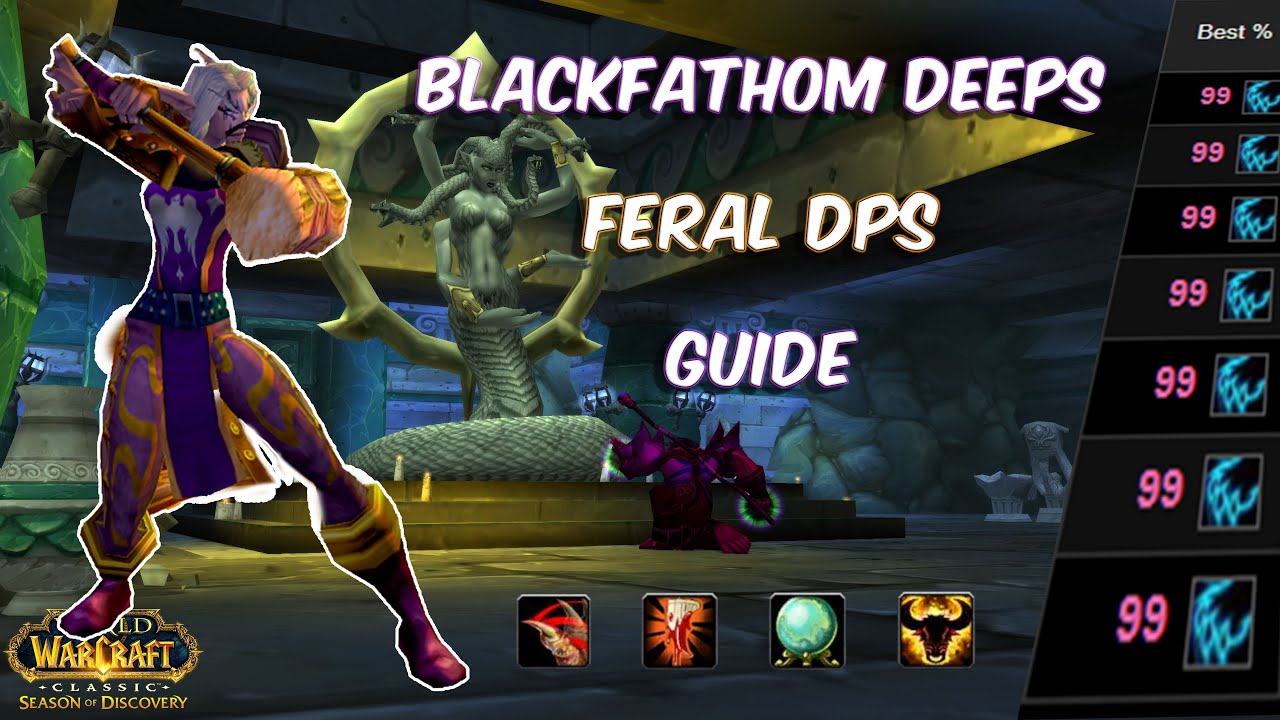 How to DPS as a Feral Druid in BFD | Season of Discovery | World of Warcraft