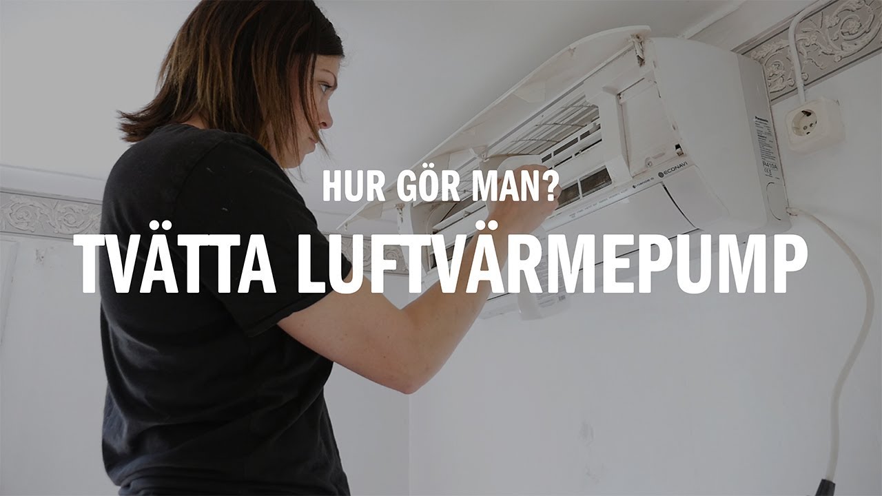Tvätta Värmepump
