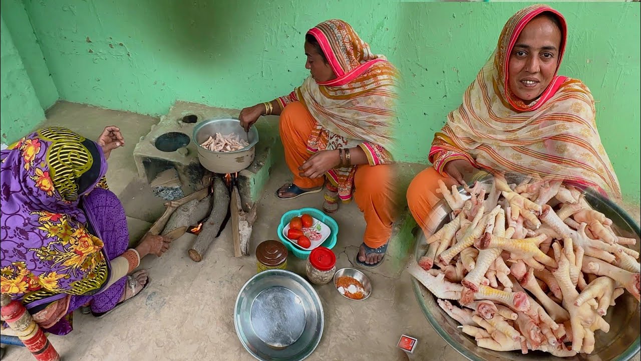 Village Special Chicken Panja Recipe || Chicken 🐓 Panja Recipe || Village Food Recipe