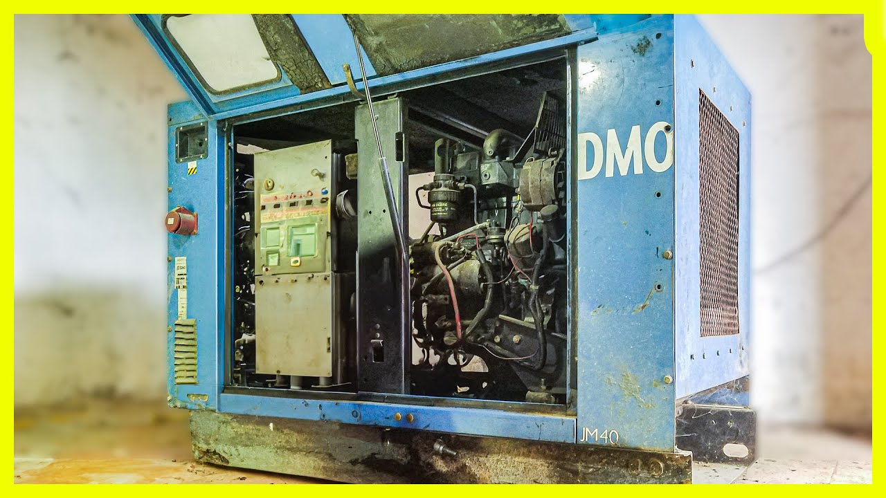 Time Lapse: Full Restoration Videos 3 Phase Generator Engine 400v Old