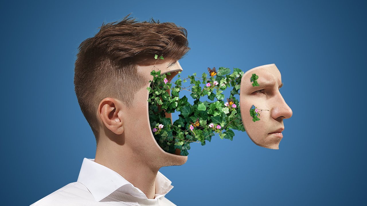 Plant Face Portrait Effect in Photoshop | Photoshop Tutorial |  2024