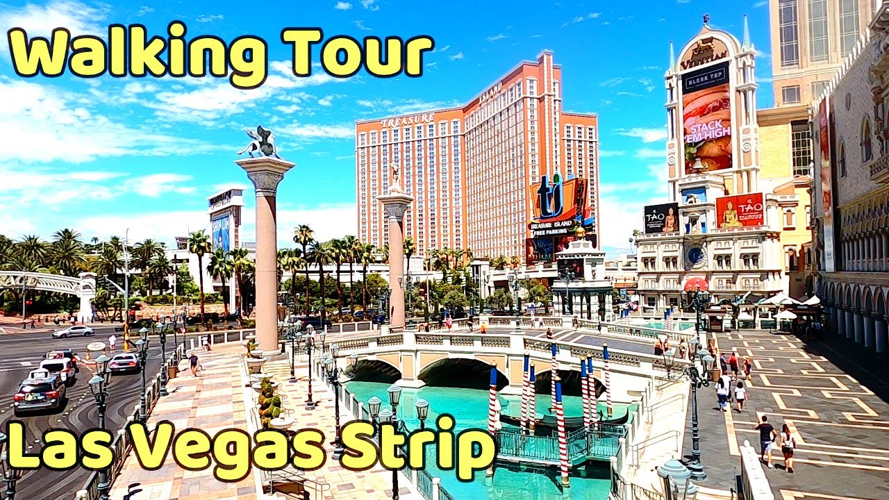 🚶Flamingo - Mirage, Walking Tour - Las Vegas, NV