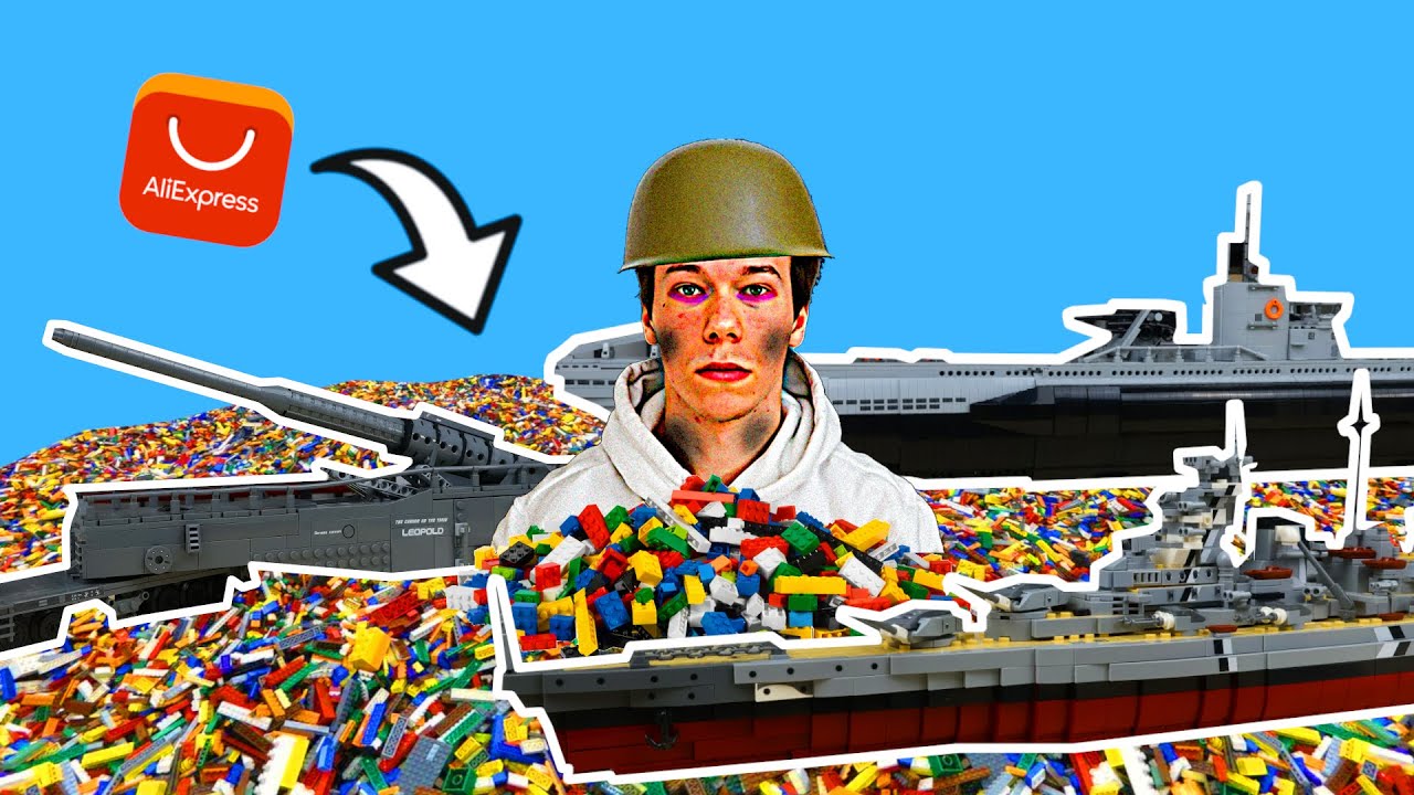 SKŁADAŁEM PODRÓBKI LEGO PRZEZ 12 GODZIN