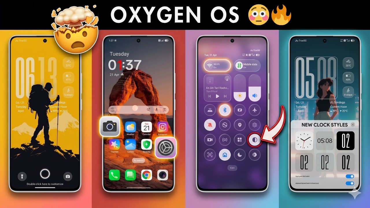 OxygenOS 16 Theme on HyperOS 😳🔥 Best OnePlus Style!