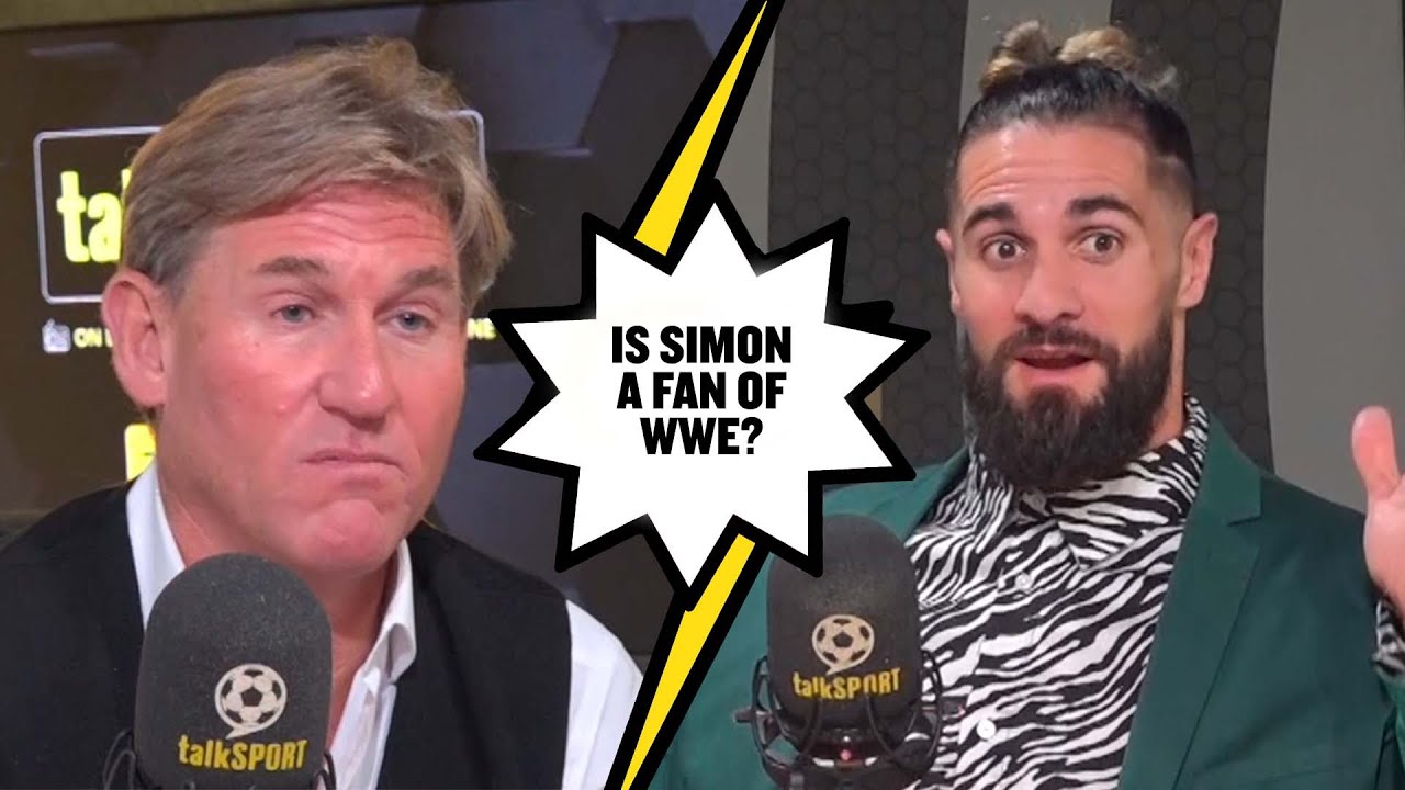 Is Simon a FAN of WWE? 👀 Superstars Seth Rollins & Becky Lynch join W&J to preview Money in the Bank
