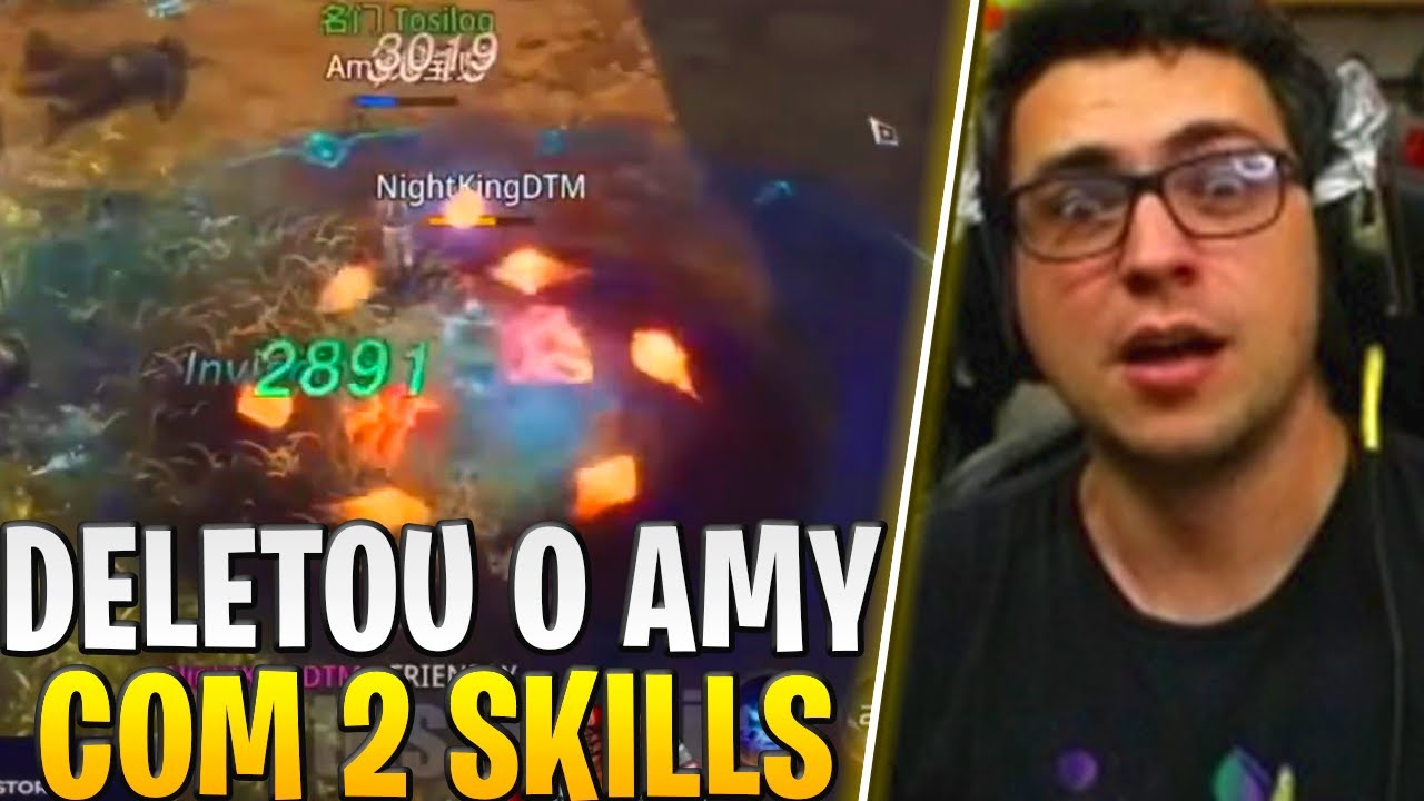 NIGHTKING DELETOU O AMY COM 2 SKILLS 😨 | MIR4