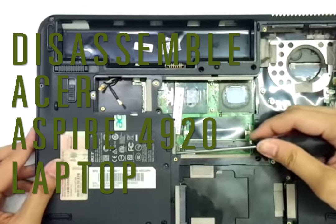 How to take apart/disassemble Acer Aspire 4920 laptop