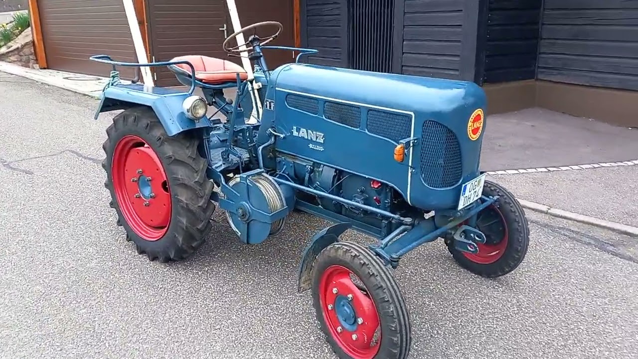 Lanz Bulldog im Schwarzwald, D1666 Baujahr 1956, unser Haus- und Hofschlepper mit dem 16Ps MWM Motor
