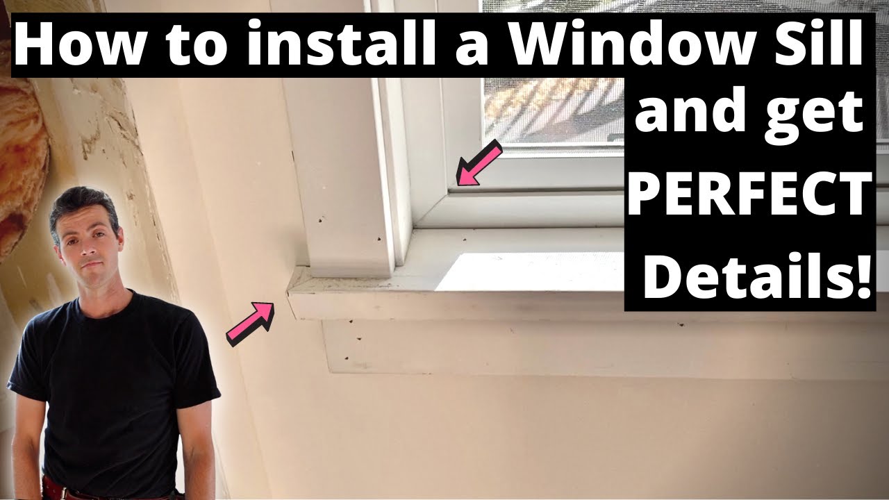 How to install a WINDOW SILL you won't REGRET!!!