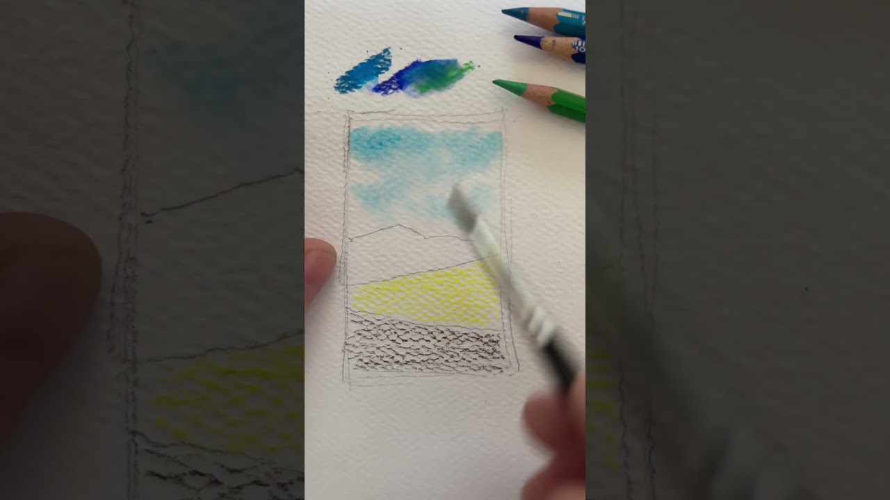 Как пользоваться акварельными карандашами