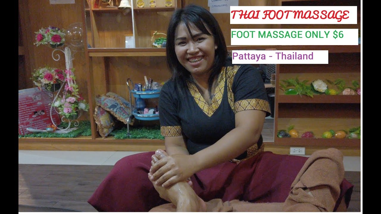 thai foot massage,  Pattaya || Thailand | ASMR massage