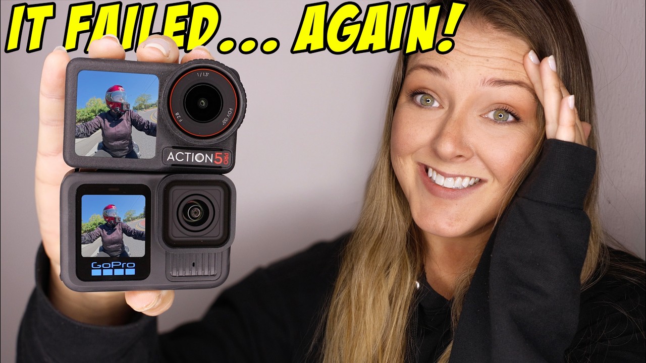 Critical failure comparing the DJI Action 5 Pro vs. GoPro 13 Action Camera