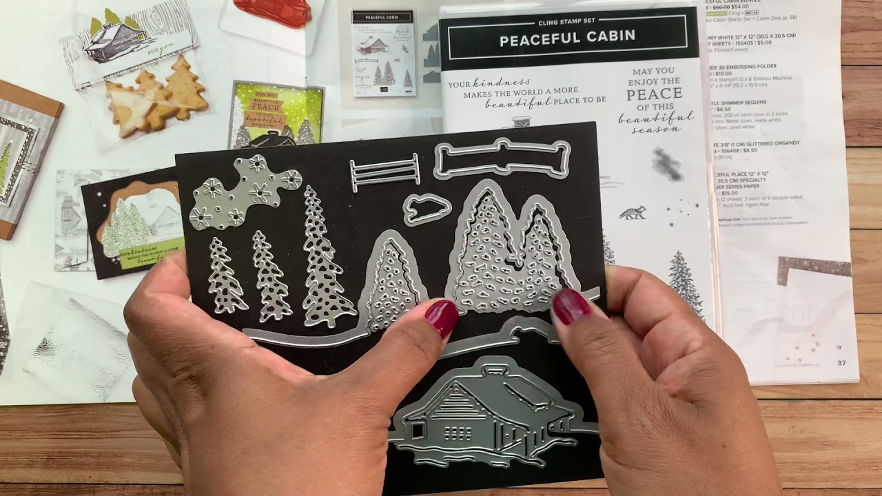 Stampin&rsquo; Up! Peaceful Cabin - Christmas Card Club