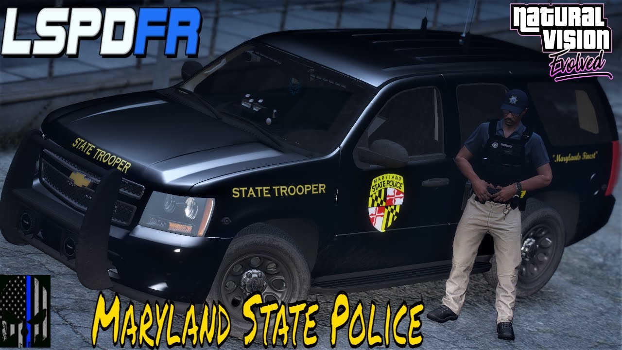 |Maryland State Police| Just Get Out The Car |LSPDFR 0.4.8 |GTA 5 MODS|