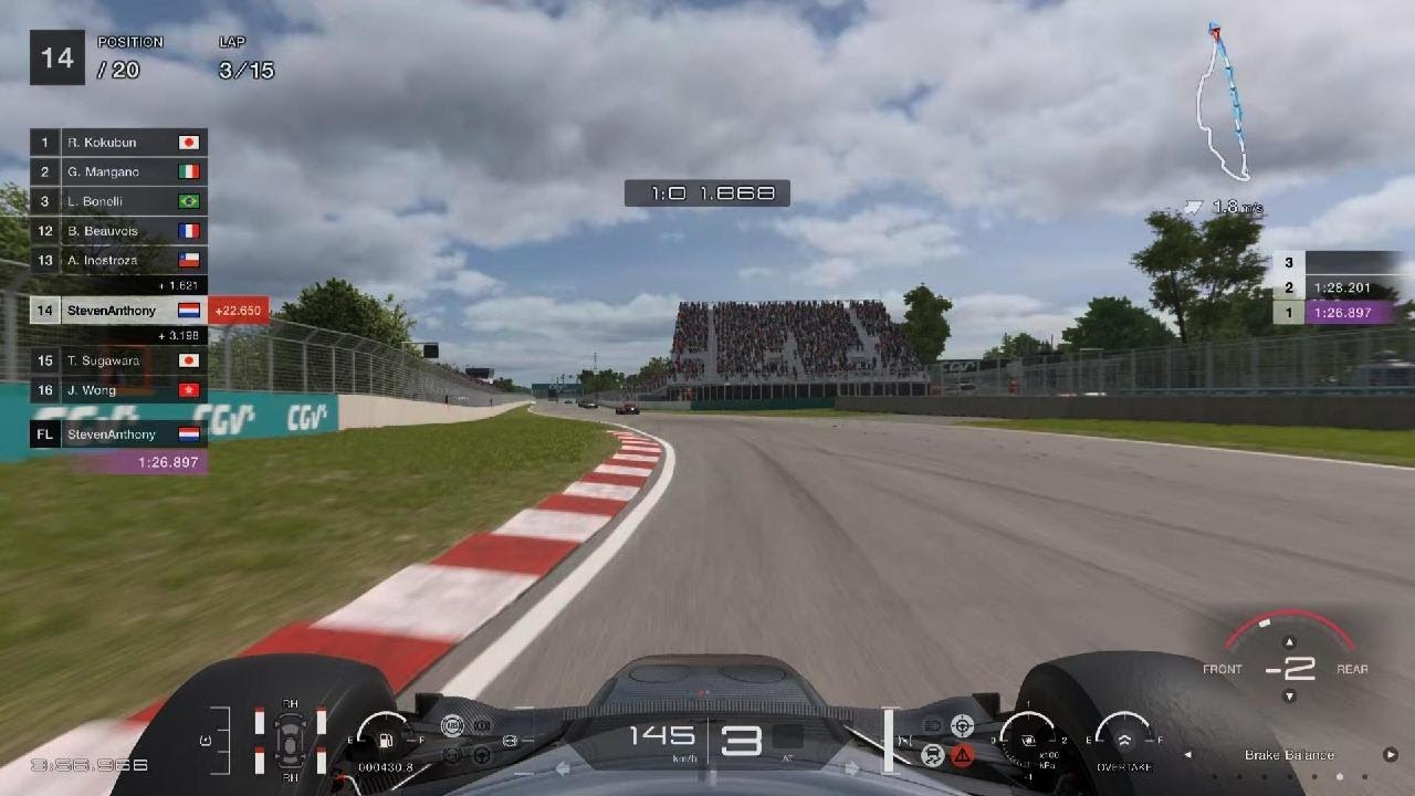 Gran Turismo 7 - Super Formula - Circuit Gilles Villeneuve - to the win with controller