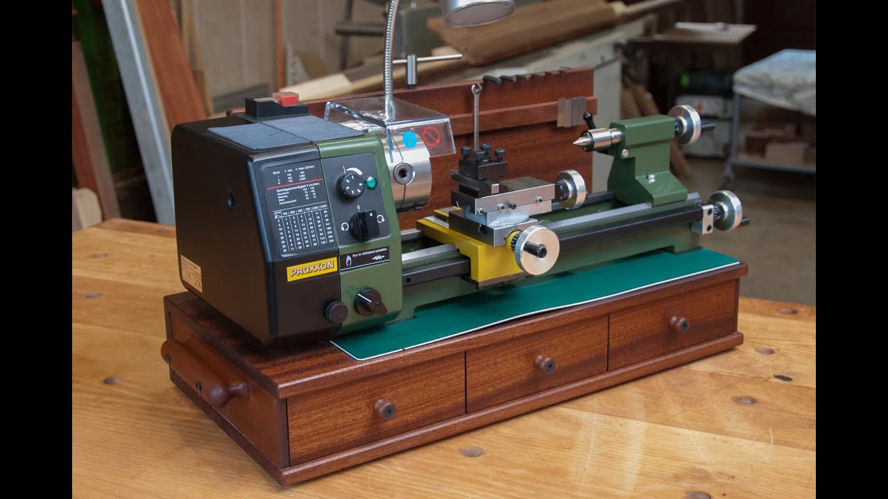 Proxxon PD 250/E (3) Подставка под токарный станок / Support for the desktop lathe.