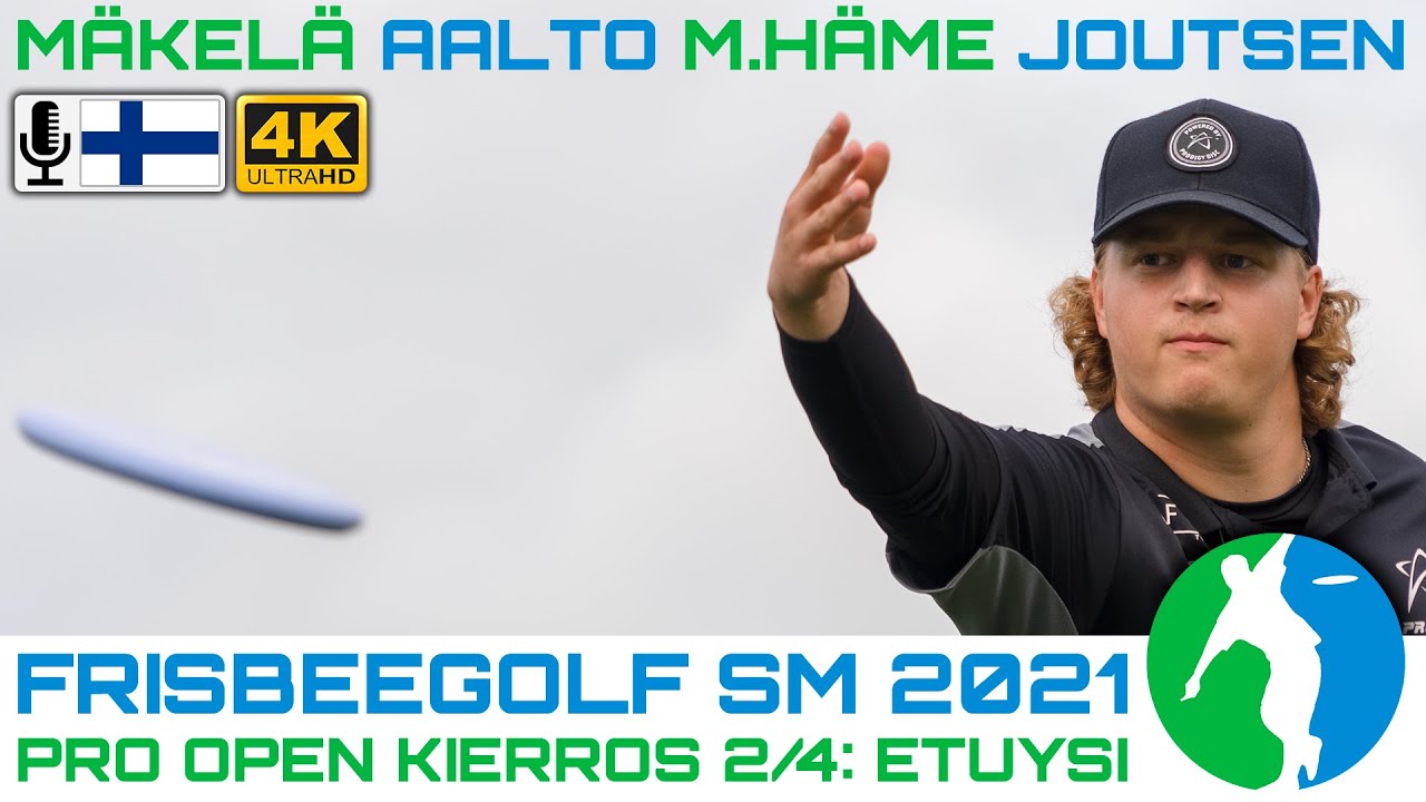 Frisbeegolf SM 2021 kärki, K2/4 ETUYSI | Väinö Mäkelä, Joonas Aalto, Mikael Häme, Pyry Joutsen