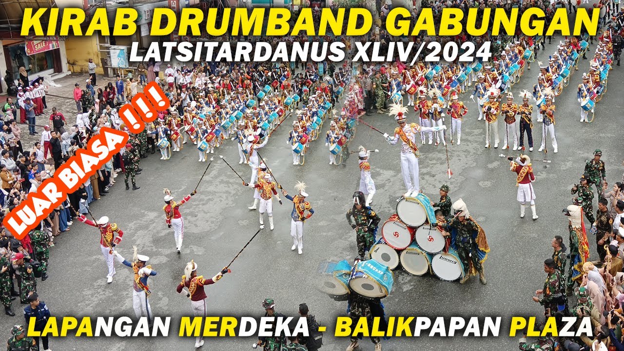 FULL VIDEO - KIRAB DRUMBAND GABUNGAN AKADEMI TARUNA| LATSITARDA NUSANTARA XLIV/2024 (AKABRI DARAT)
