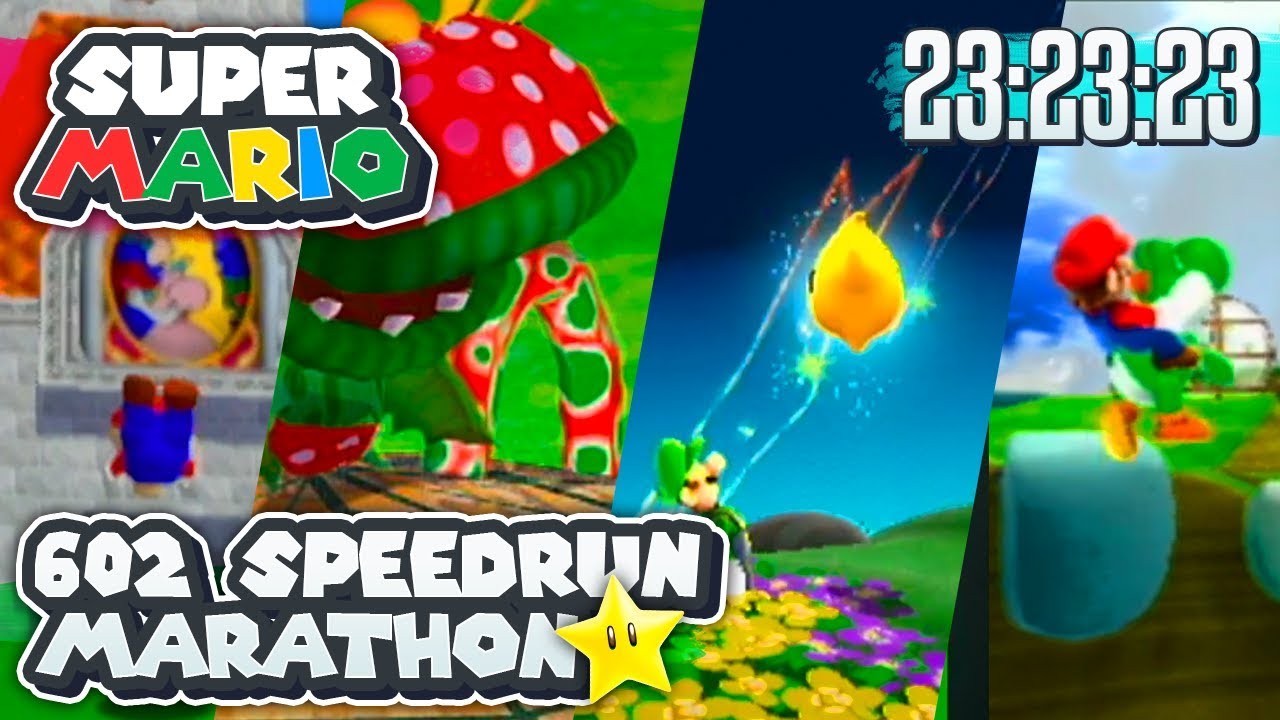 Super Mario 602 Marathon Speedrun in 23:23:23