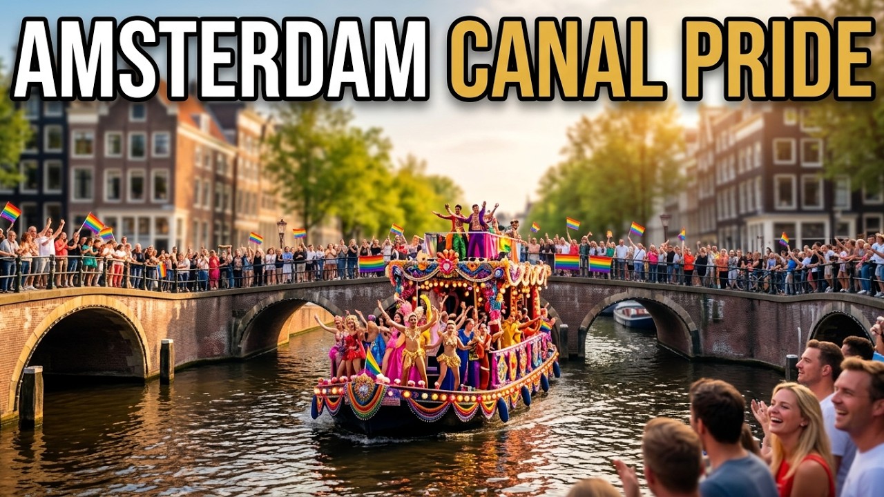 Amsterdam Canal Pride 2026 🏳️&zwj;🌈 | Spectacular Parade Boats Compilation | Prinsengracht Amsterdam