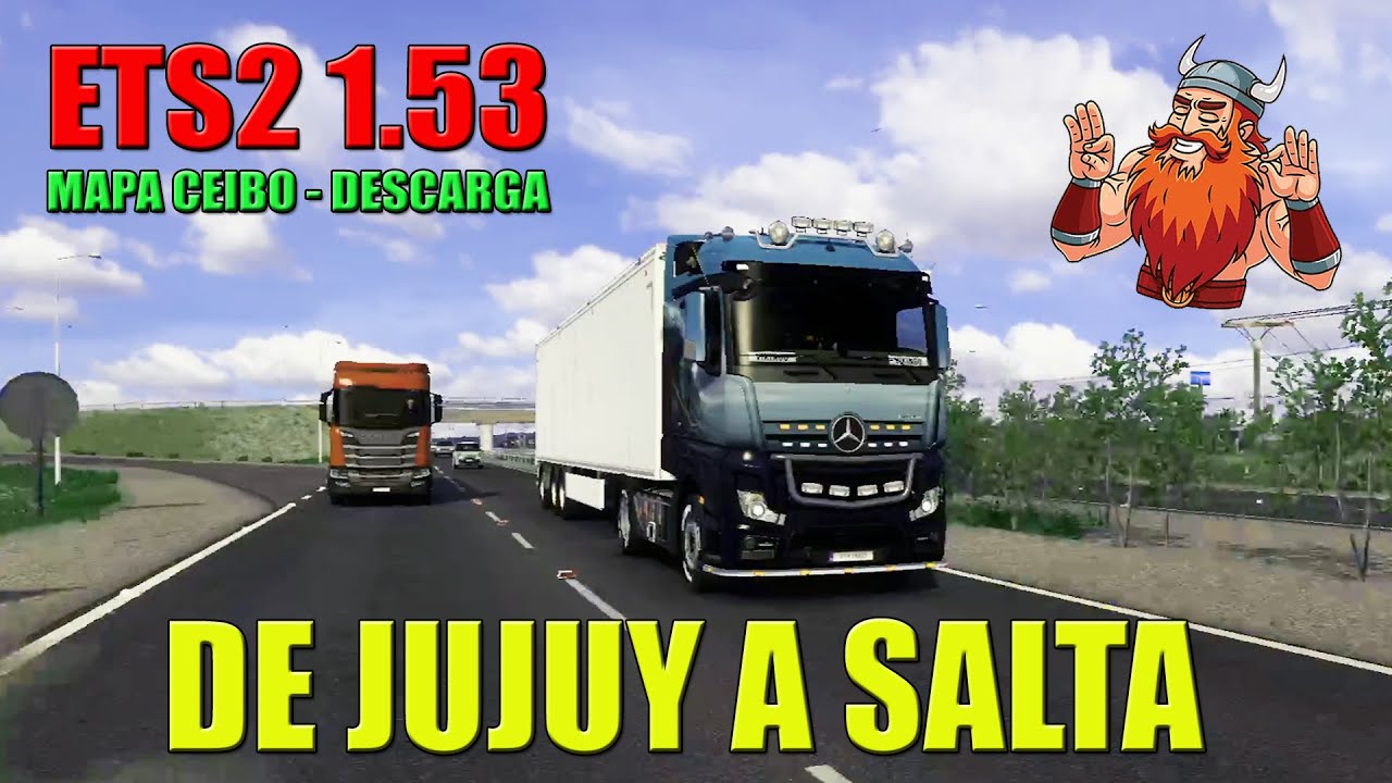 ETS2 | MAPA CEIBO 2.7 - Mapa de Argentina | Delivery Jujuy a Salta (Descarga/Links) #ets2argentina 🚚