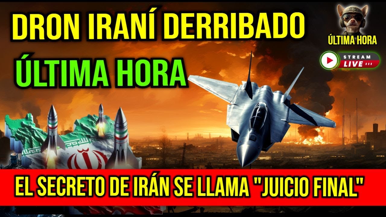 IRÁN ESCALADA🔴F-35 EEUU DERRIBA DRON DE IRÁN  JRENTRECOMILLAS