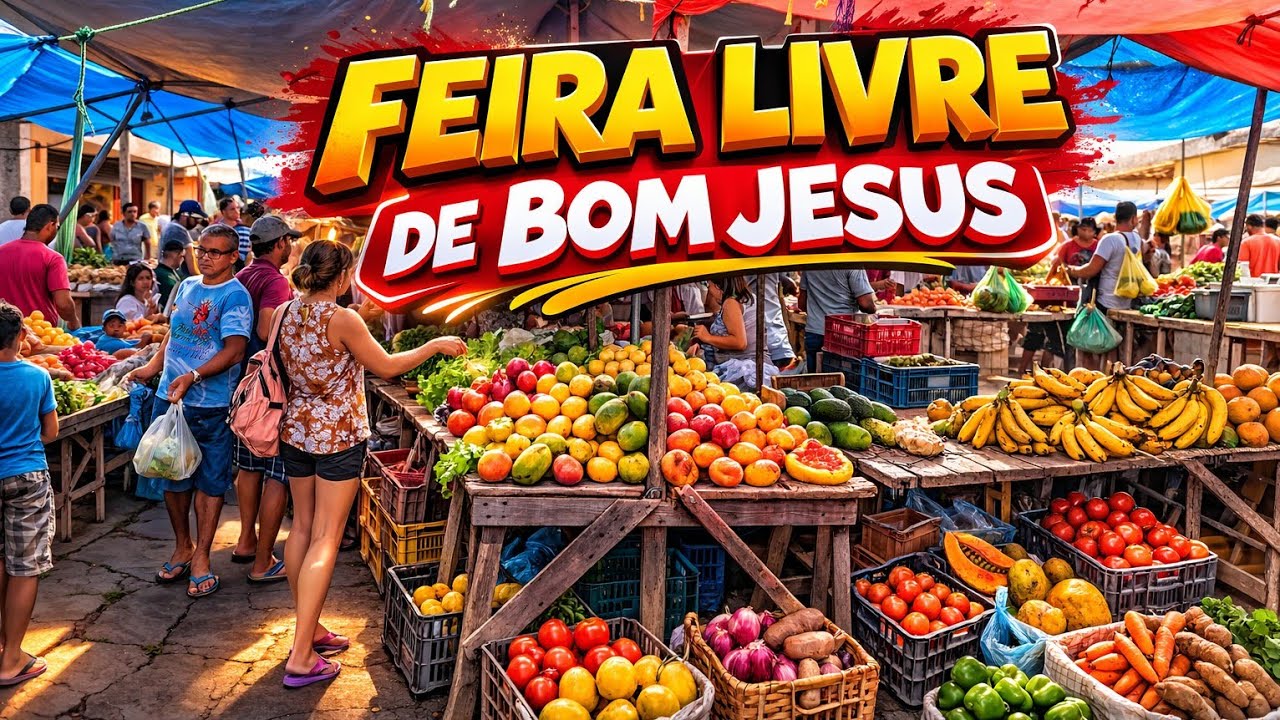FEIRA LIVRE DE BOM JESUS RN | Tradição, cultura e produtos fresquinhos!