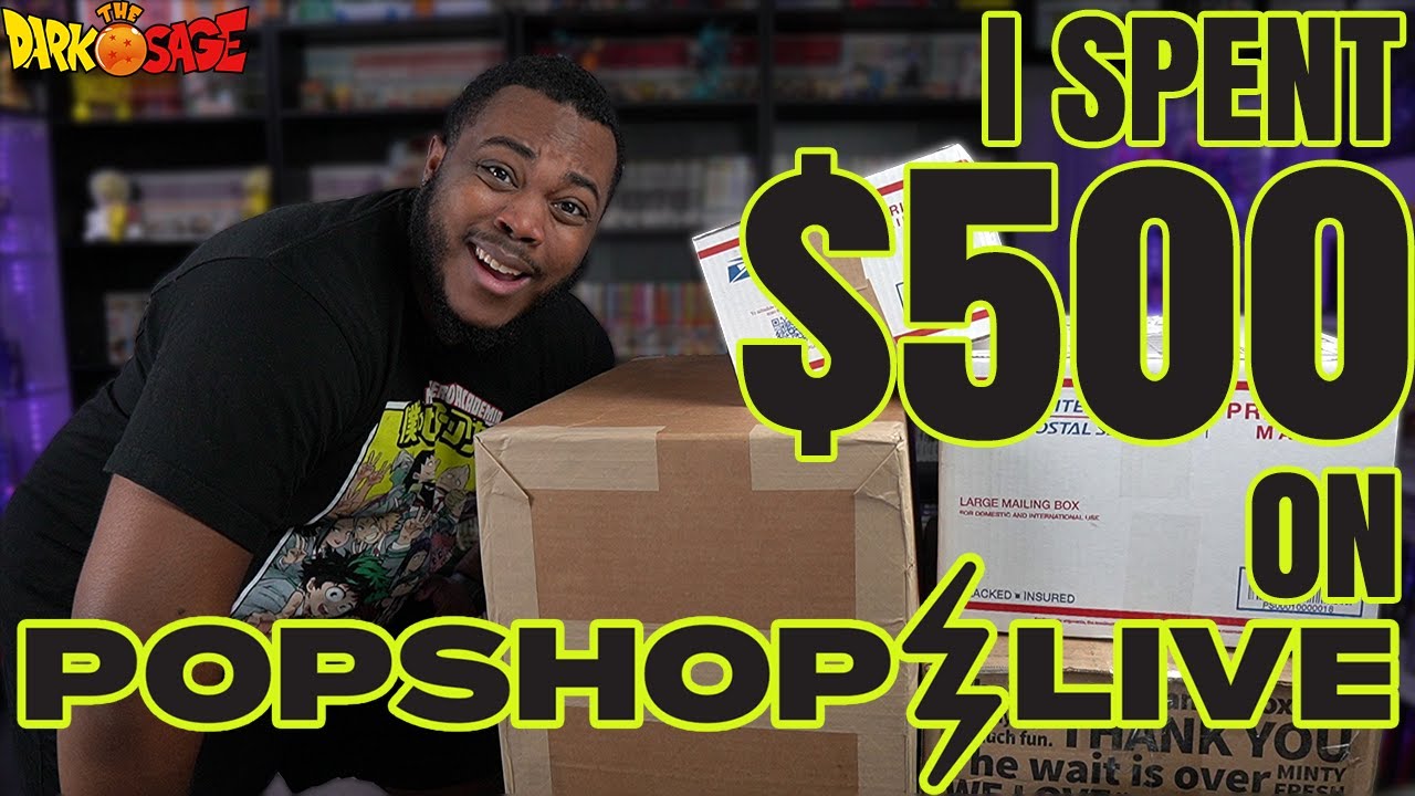 I SPENT $500 ON ANIME FIGURES AND MANGA?! | $500 PopShopLive Unboxing and Haul