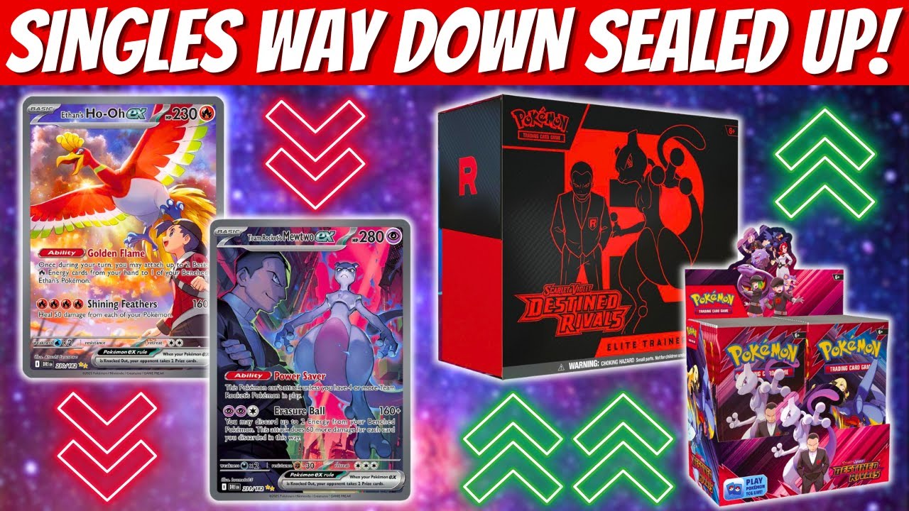 Destined Rivals Chase Cards Hit Rock Bottom | Pokemon Market Update