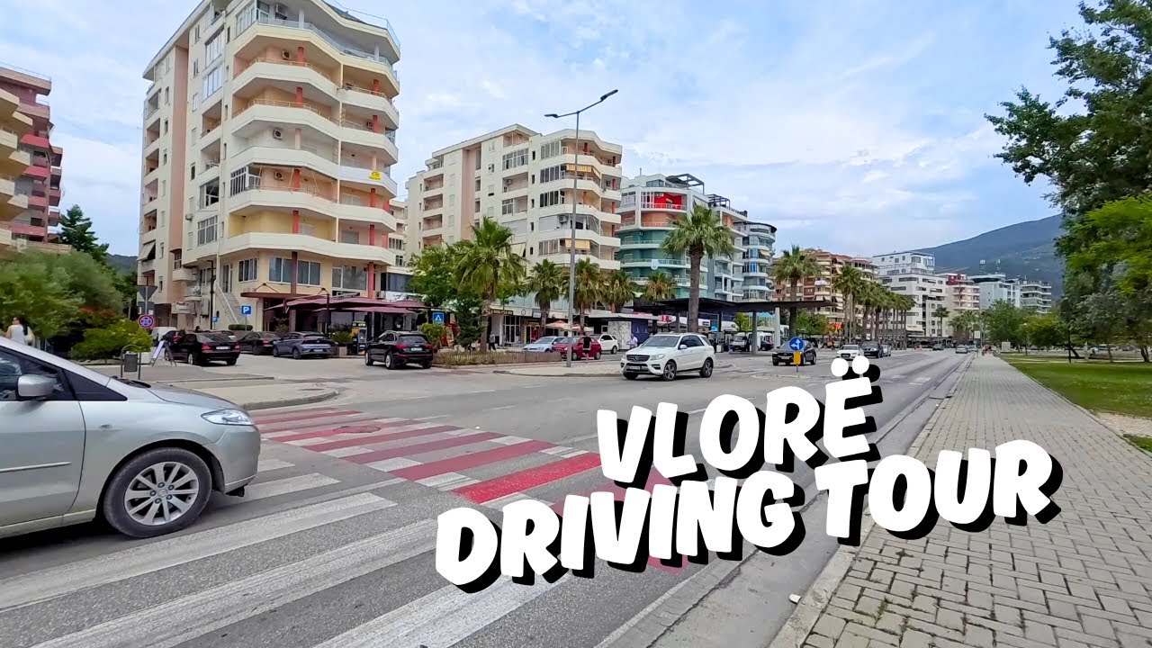 Scooter POV – Vlorë Neighborhoods to Lungomare