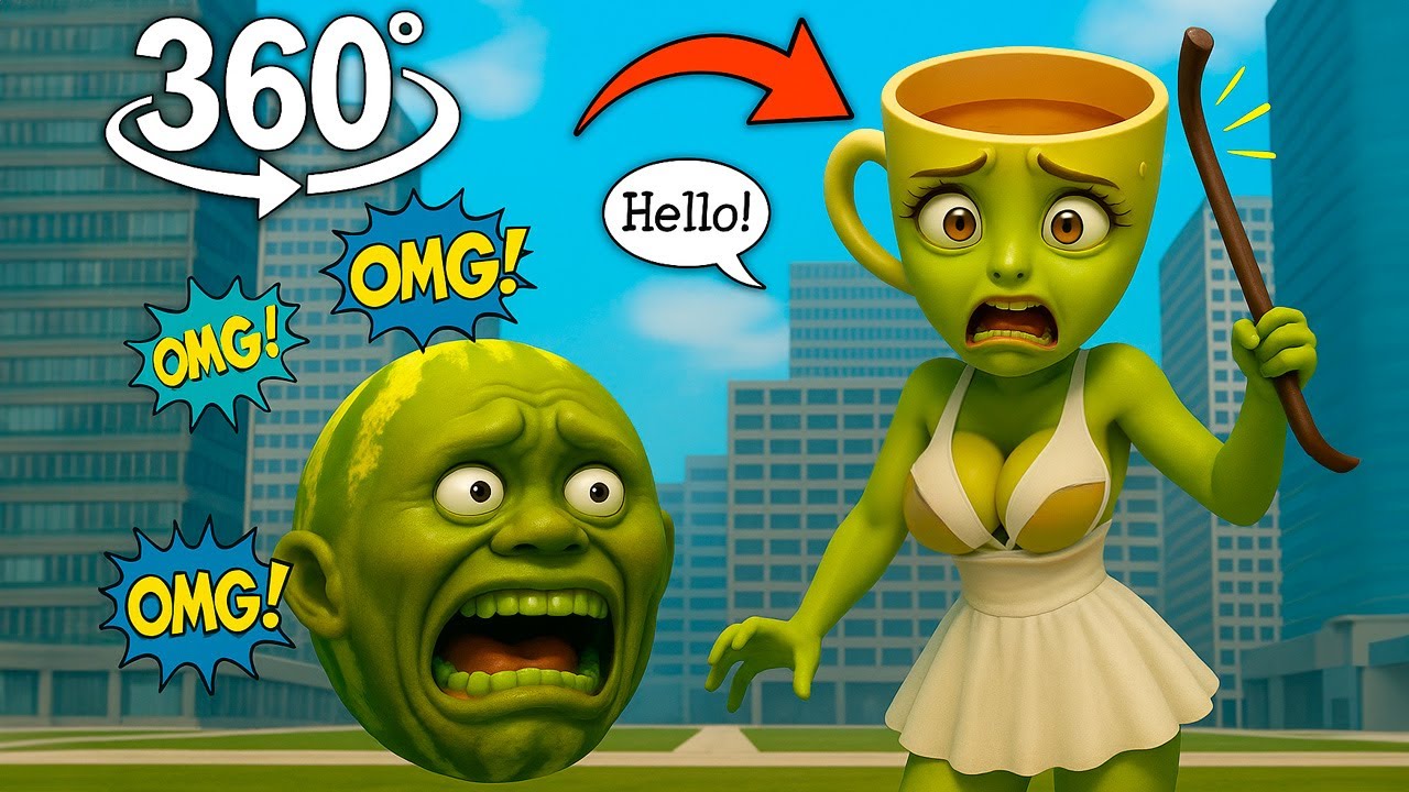 New The Sizes Of Lin Gang Melon Nightmare Boss Phases | VR 360&deg;