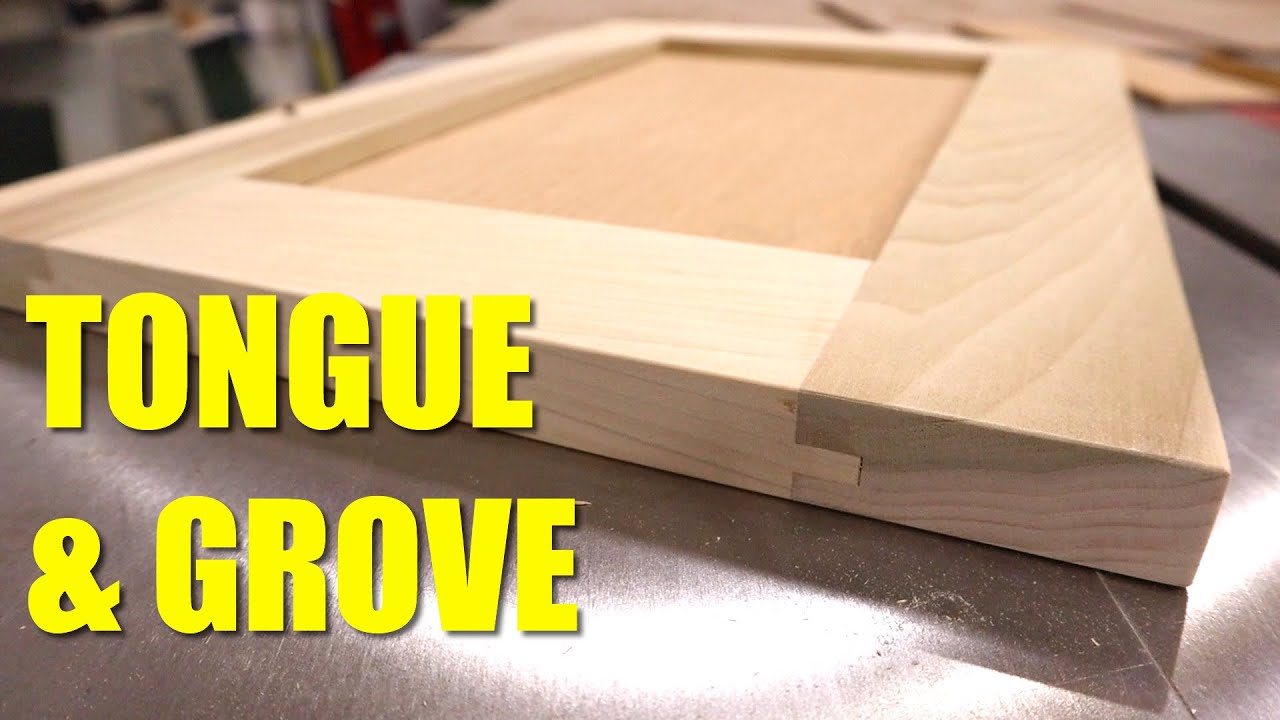 Shaker Door Made Using A Tongue & Grove Bit Set